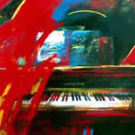 Piano – Giclee SN – Framed